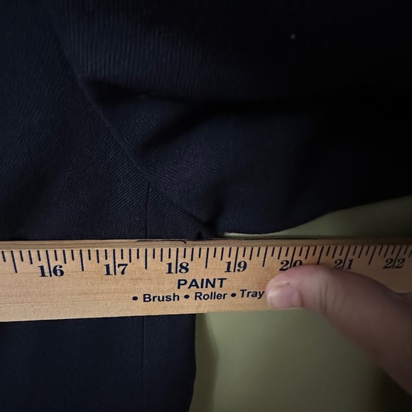 Vintage Talbots Navy Wool Blazer Sz 8 Gold Button Single Breasted Nautical USA - Picture 8 of 8